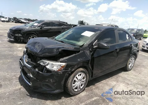 2017 Chevrolet Sonic Ls Auto из США, поврежденный, VIN 1G1JB5SH0H4153473